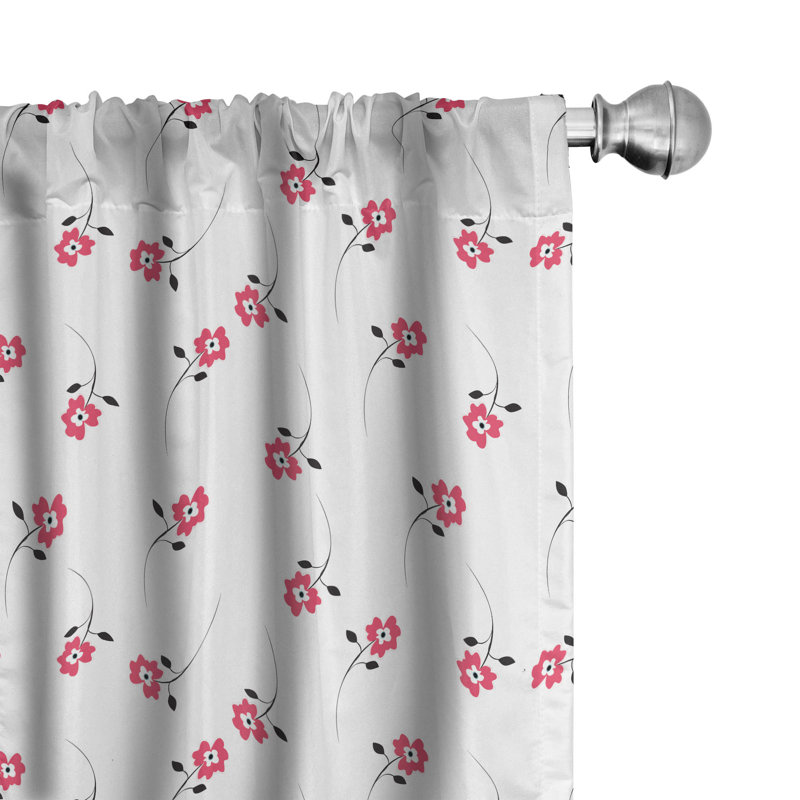 Rideaux 4 panneaux East Urban Home, L 56 po x L 84 po