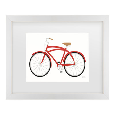 Bolog Michael Mullan Beach Cruiser Matted Framed Art