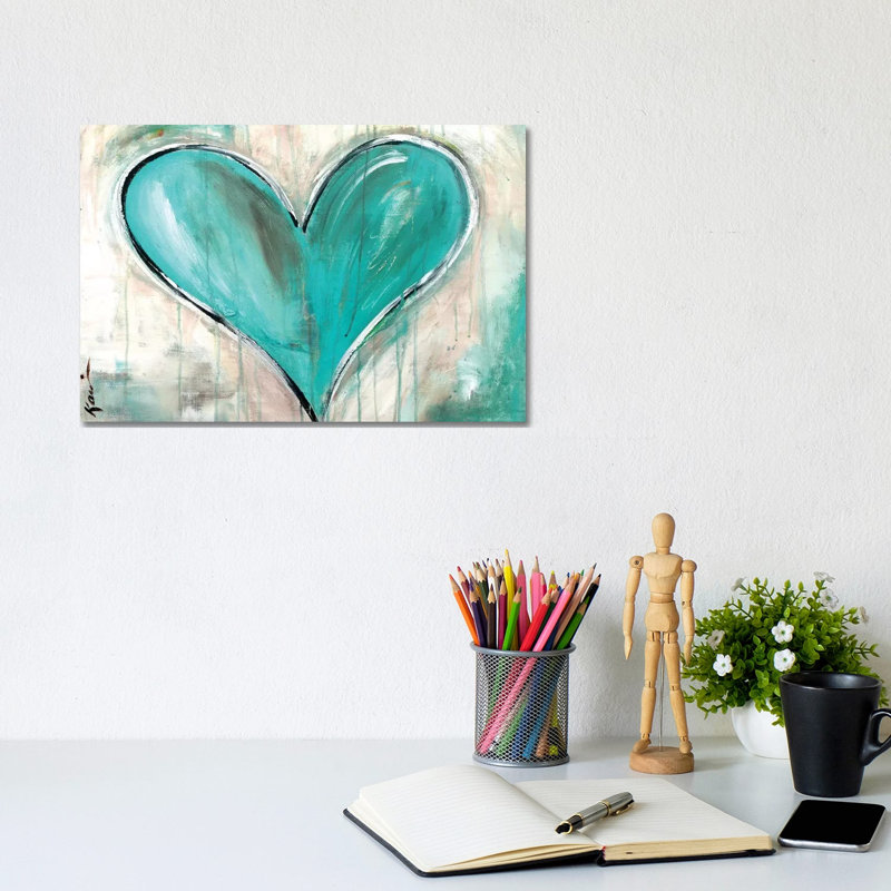 Tell Me When by Kami Lerner - Wrapped Canvas Painting, 20.32 cm H x 30.48 cm W