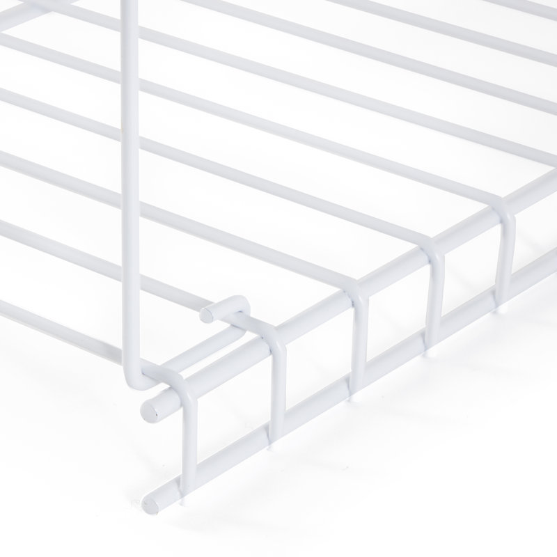 Rubbermaid 24" Universal Closet Steel Wire Added Storage Hanging Shelf