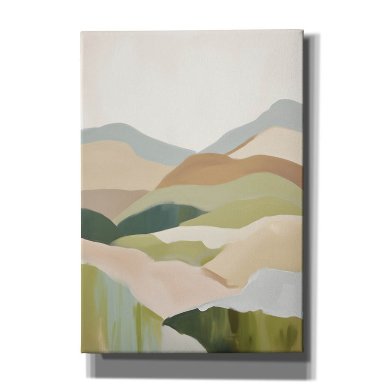 «Abstract Mountain 2» par Petals Prints Design, H 26 po x l 18 po x P 0,75 po