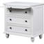 Armoire Ustyle 3 en blanc - table de bout avec plateau coulissant pour plus de commodité Le bois massif améliore l'organisation de la maison-868276848
