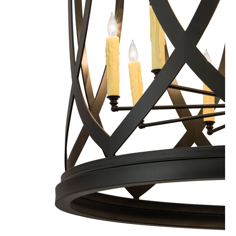 Luminaire suspendu géométrique 18 lumières Grafton