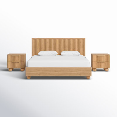 Camila Solid Wood Piece Bedroom Set
