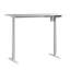 Bureau assis / debout, finition blanche