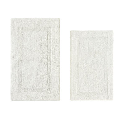 Ensemble de tapis pour salle de bain 2 pièces 100% coton 2370 g / m² Lux
