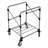 23.62X19.69X31.89” Laundry Cart With Wheels-959244383-959244377