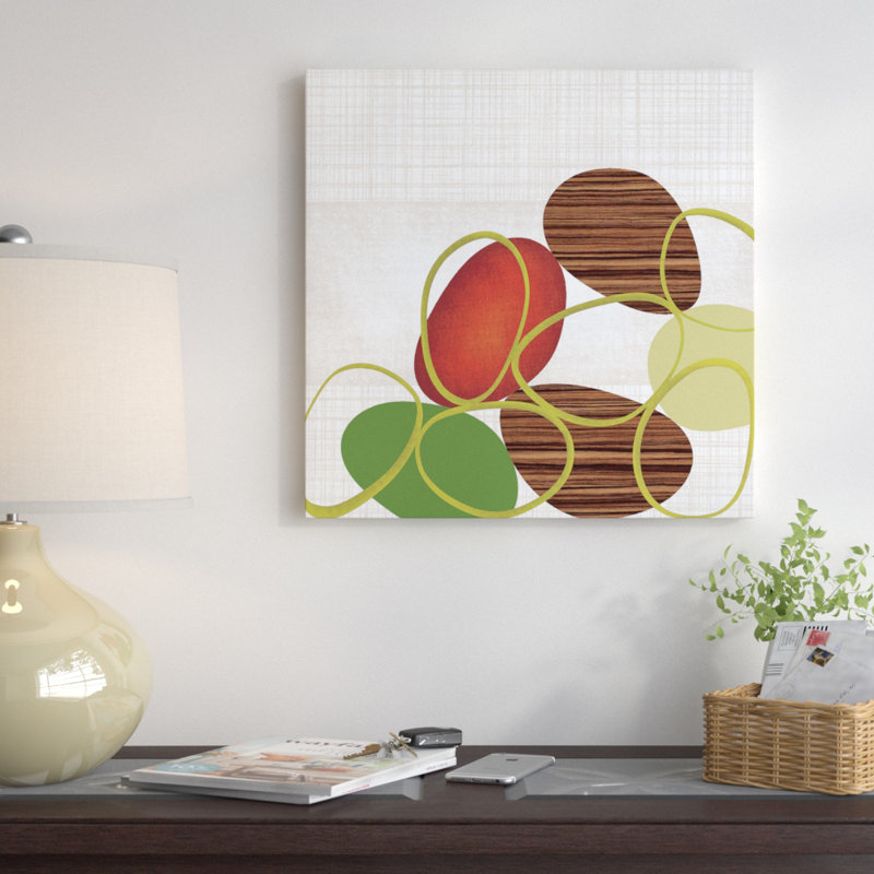 « pebbles » n pi loops i», reproduction d’impression sur toile tendue, H 12 po x l 12 po x P 0,75 po, Toile tendue