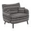 Canapé à deux places de style moderne avec accoudoirs confortables, coussins d'accoudoirs et poches de rangement, canapé à deux places profond, canapé moderne et confortable pour chambre à coucher, petits espaces, appartements et-1336767749