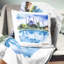 Coussin imprimé à la main - paysage urbain imprimé à la main Istanbul-29828244-29854889
