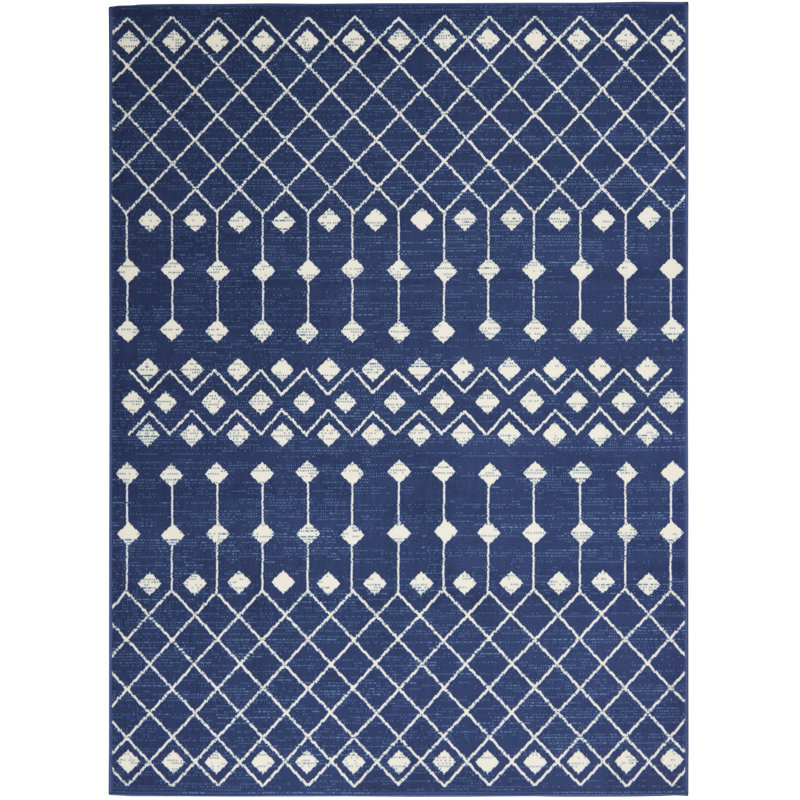 Brahn Argyle Indoor Rug, Rectangle 3'9" x 5'9"
