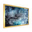 Marbre foncé bleu art ondulations - décoration murale moderne en toile-1736275760-1736275774