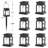 Black Low Voltage Solar Powered Integrated LED Pathway Light Pack