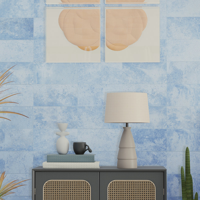 Myst 4 In. X 8 In. Ceramic Wall Tile, Light Blue