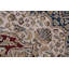 Tapis turc rouge à motif floral Tabriz 8 x 11