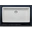 Luxury 36-Inch Solid Fireclay Farmhouse Sink, Flat Front-82987248