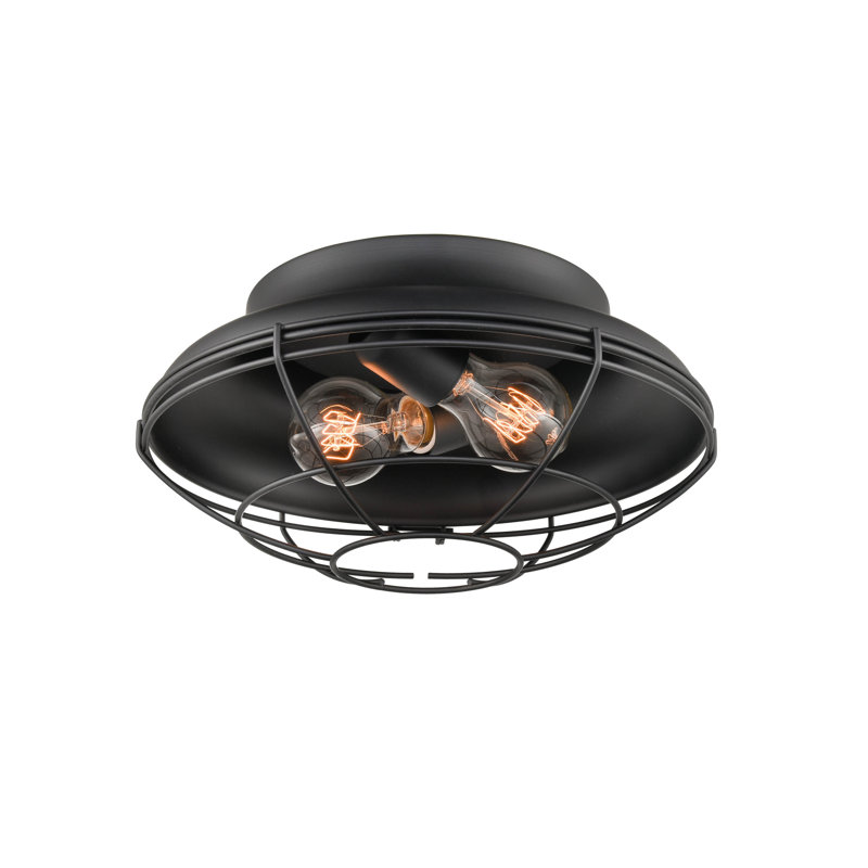 Plafonnier encastré 2 lumières Aleisha-Marie, H 5,88 po x l 12,38 po x P 12,38 po