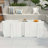 Puzzle Art Side Table, Modular Concave Edge MGO Table - Buy Singles Or Combine For Custom Layouts, Indoor & Outdoor-807742103