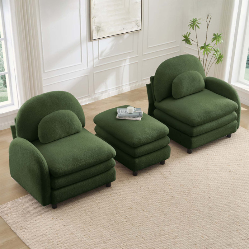 Canapé-lit Teddy, Green