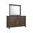 62.6" W Transitional Dresser, Dark Walnut
