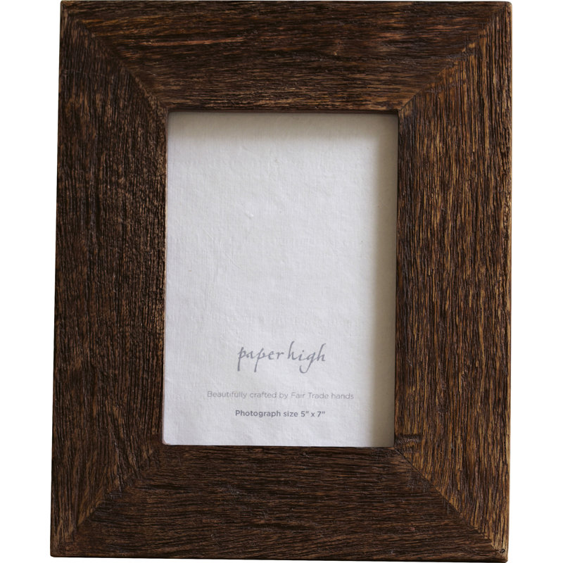 Natural Mango Wood Photo Frame, 17.78cm x 12.7cm