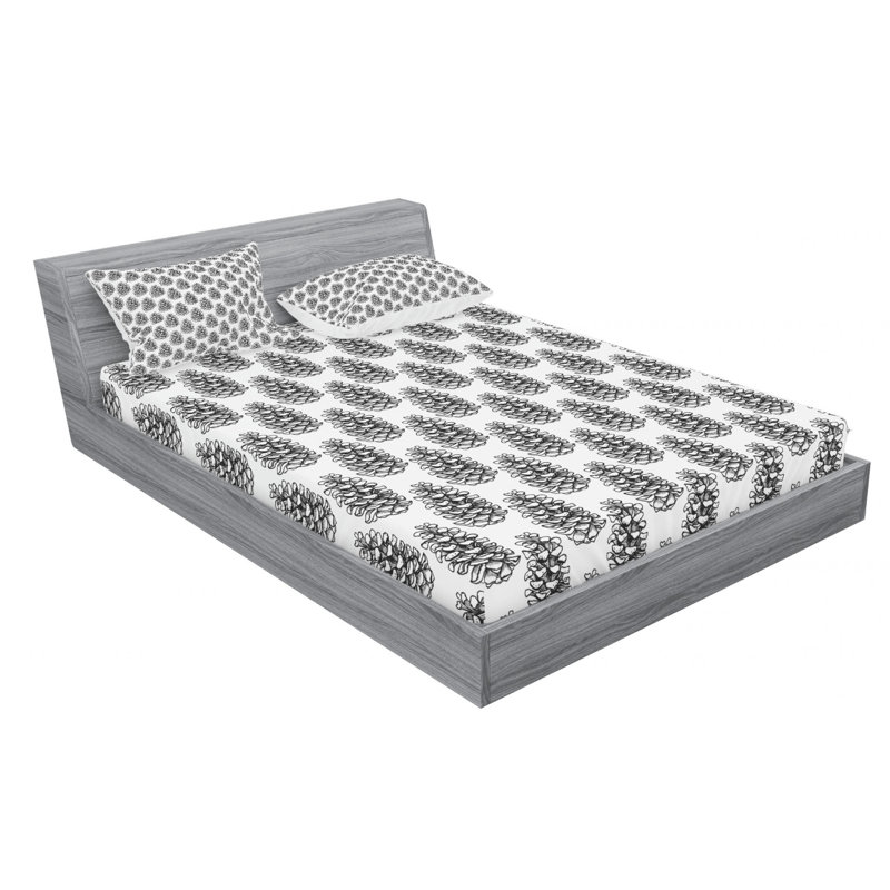 Microfiber Sheet Set, Full Sheet Set with Fitted Sheet