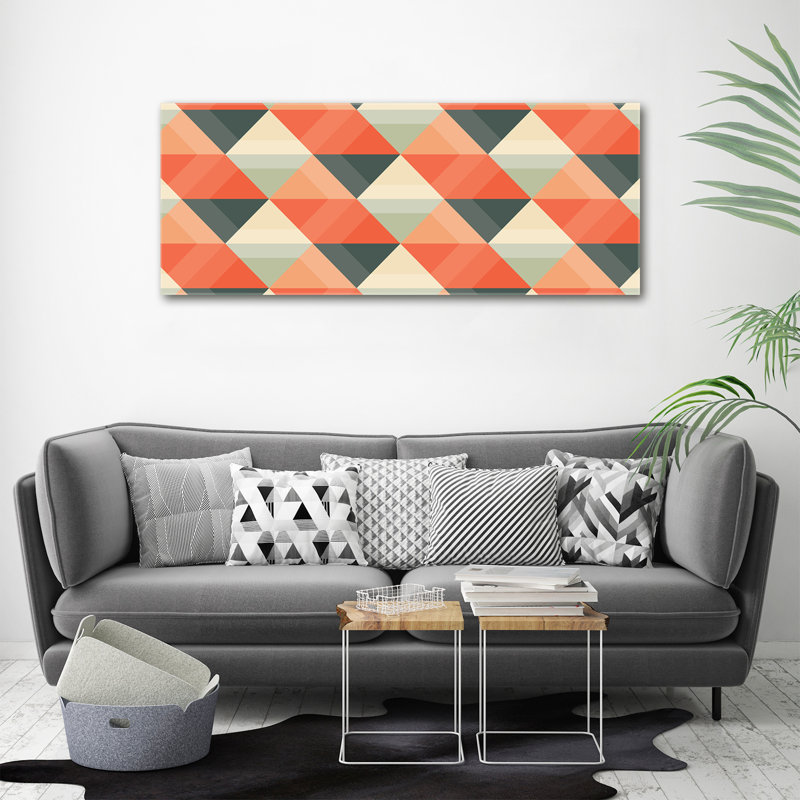 Geometric Background - Wrapped Canvas Print