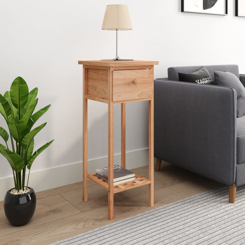 Evea Solid Wood End Table