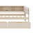 Platform Bed With Storage Shelves, Drawers, Charging Station And Upholstered Headboard-1262080407-1262080406