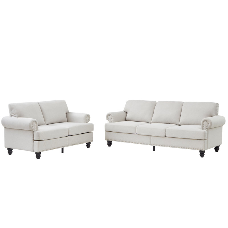 Classic Design Fabric Sofa, Beige