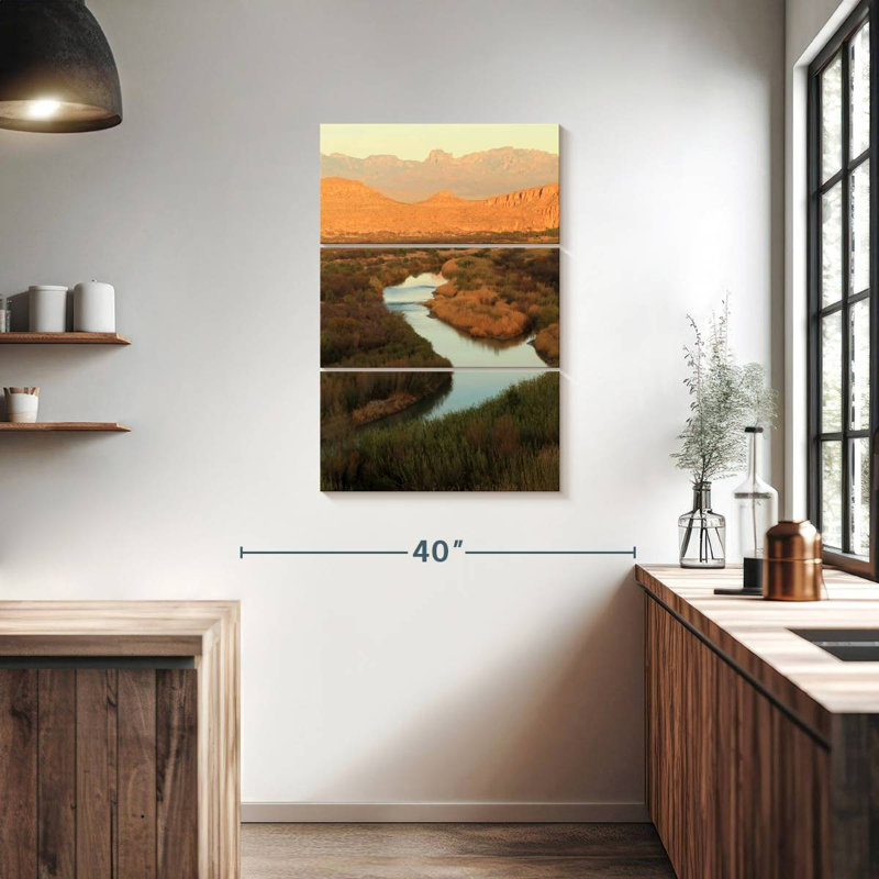Vue du Rio Grande, H 38 po x l 24 po