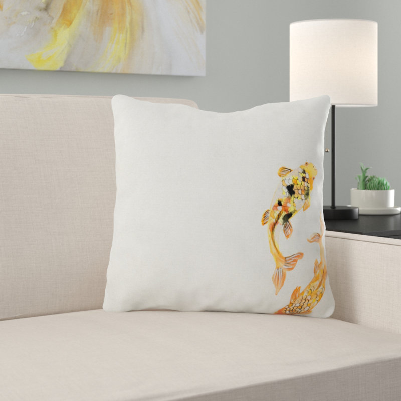 Housse de coussin d'extérieur carré Maxson, Microsuède, Intérieur