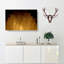 Golden Rise In Abstract - Wrapped Canvas Painting-55316082
