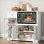 Garde-manger 32,3 po avec station de charge et support pour micro-ondes