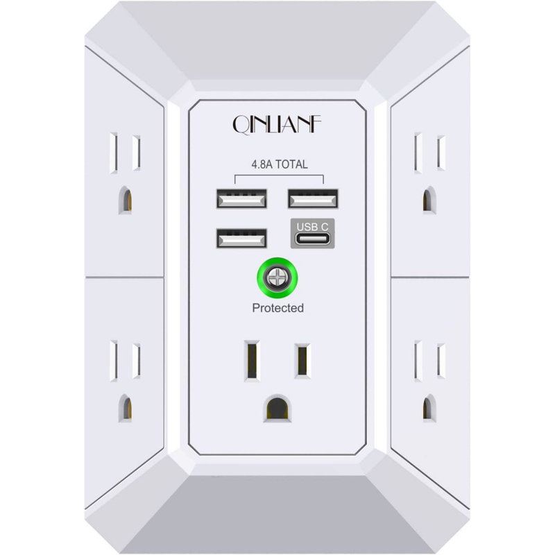 5 Tamper Resistant Single Outlet