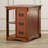 Aaliyah Solid Wood Farmhouse One Shelf One Door End Table-703777593