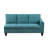 Teal Blue L Shaped Living Room Sofa Set-30485364