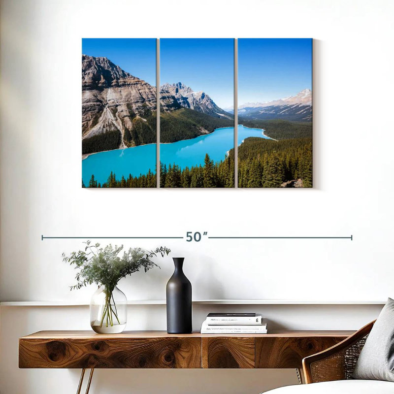Alamar, aigue-marine, lac Peyto, H 24 po x l 38 po