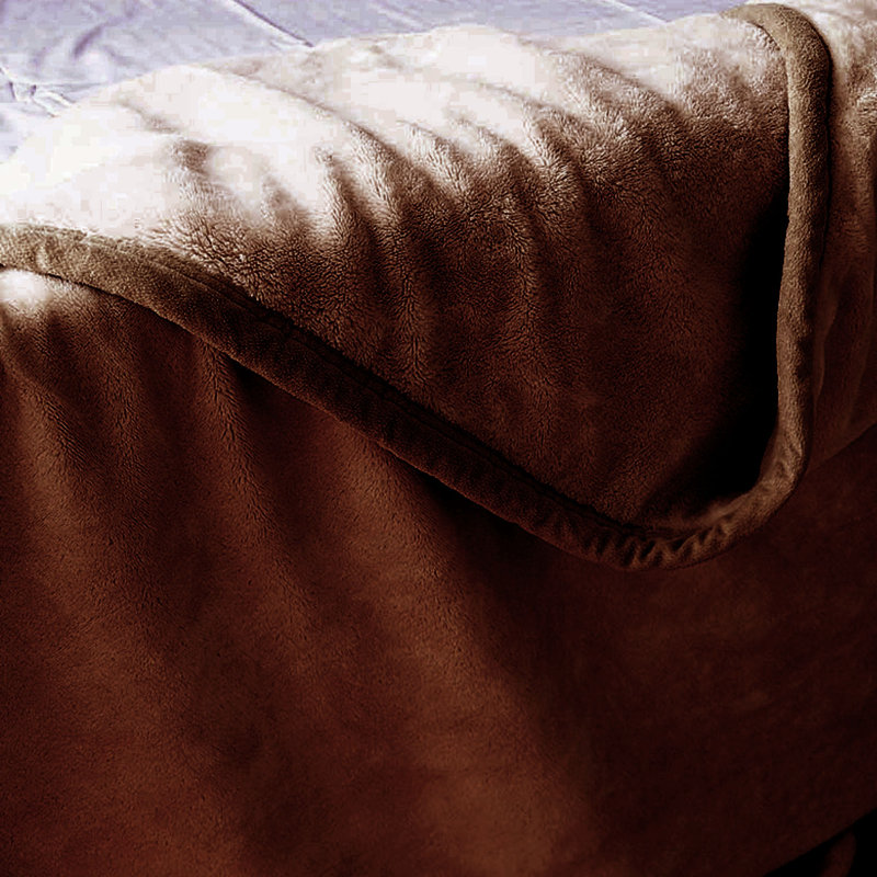 Throw Blanket, Chocolate Brown, 60" x 80"