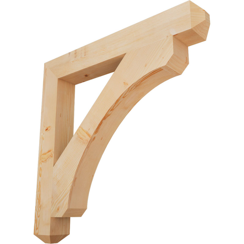 Support lisse Legacy Craftsman, Sapin de Douglas, H 46 po x l 5,5 po x P 46 po