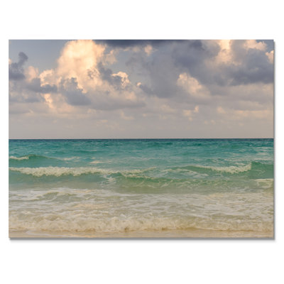 " Seascape On Dramatic Sky "