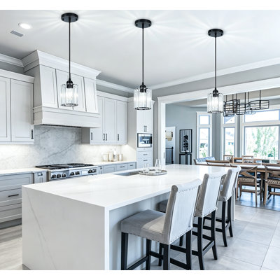 Pendant Lights for Kitchen Island Set of 3, Modern Hanging Light Fixtures