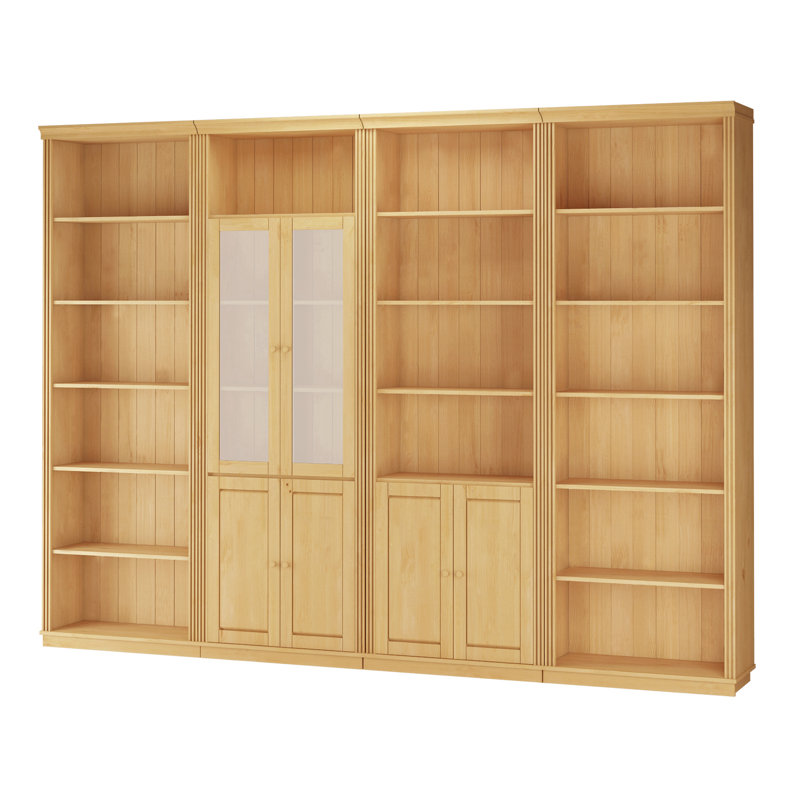 Fieldway 223cm H x 296cm W Bookcase, Natural