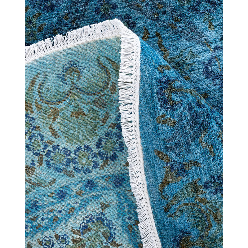 Kleah One-of-a-Kind 8' 1" X 8' 1" Hand Knotted Area Rug