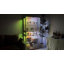 Vitrine 65 po, vitrine 5 niveaux, bibliothèque avec lumières RVB-1990759777