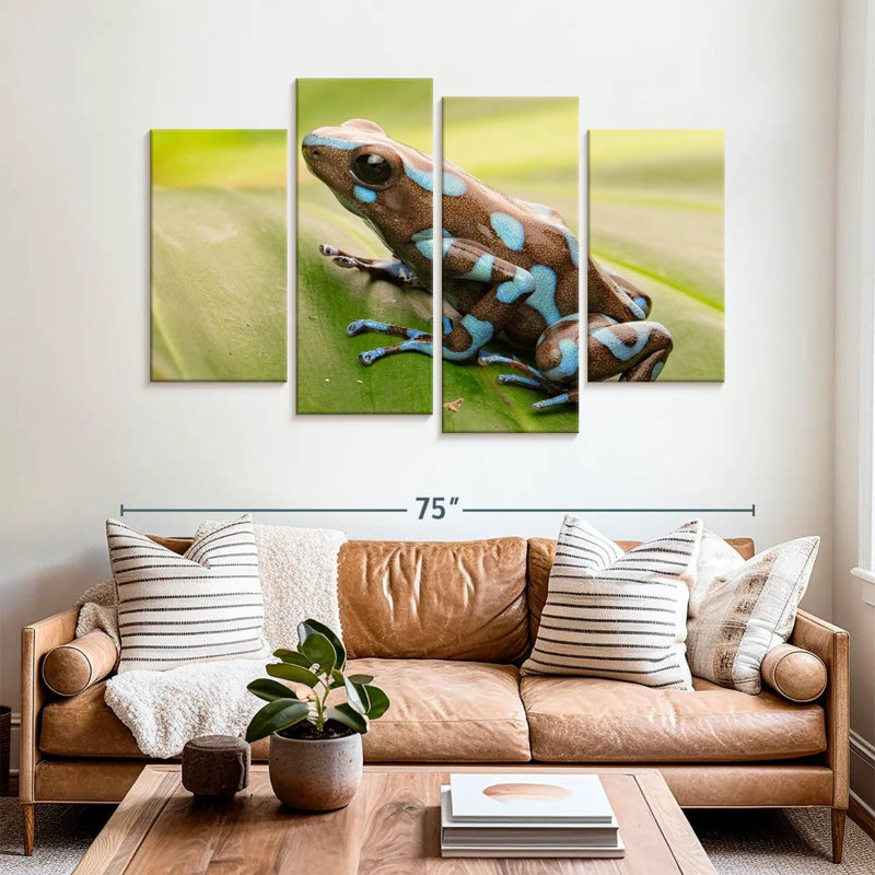 Brampt Exotic Dart Frog, 42" H x 68" W