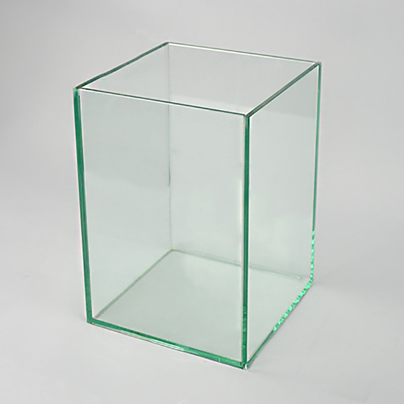 Handmade Glass Table Vase, 13" H x 12" W x 12" D