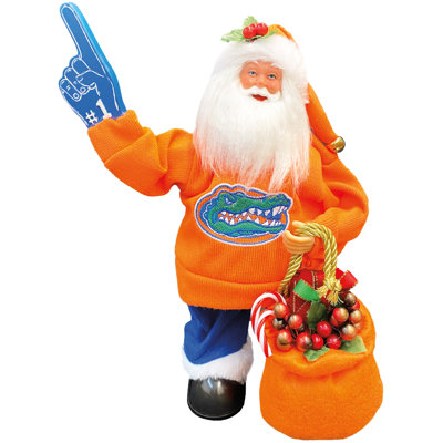 NCAA 12 inch Animated/Musical Santa