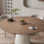 Ensemble de table de salle à manger en bois massif de style français-110367783