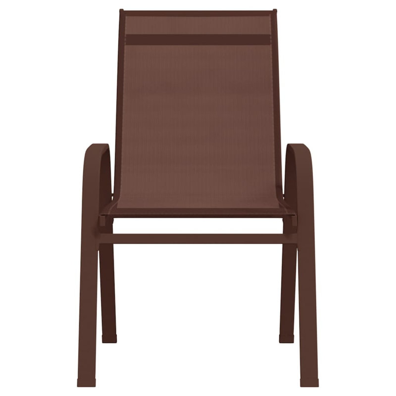 Lanikai Stacking Patio Dining Armchair, Brown